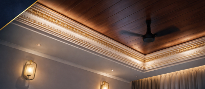 Layanan Lis Plafon PVC Motif Premium