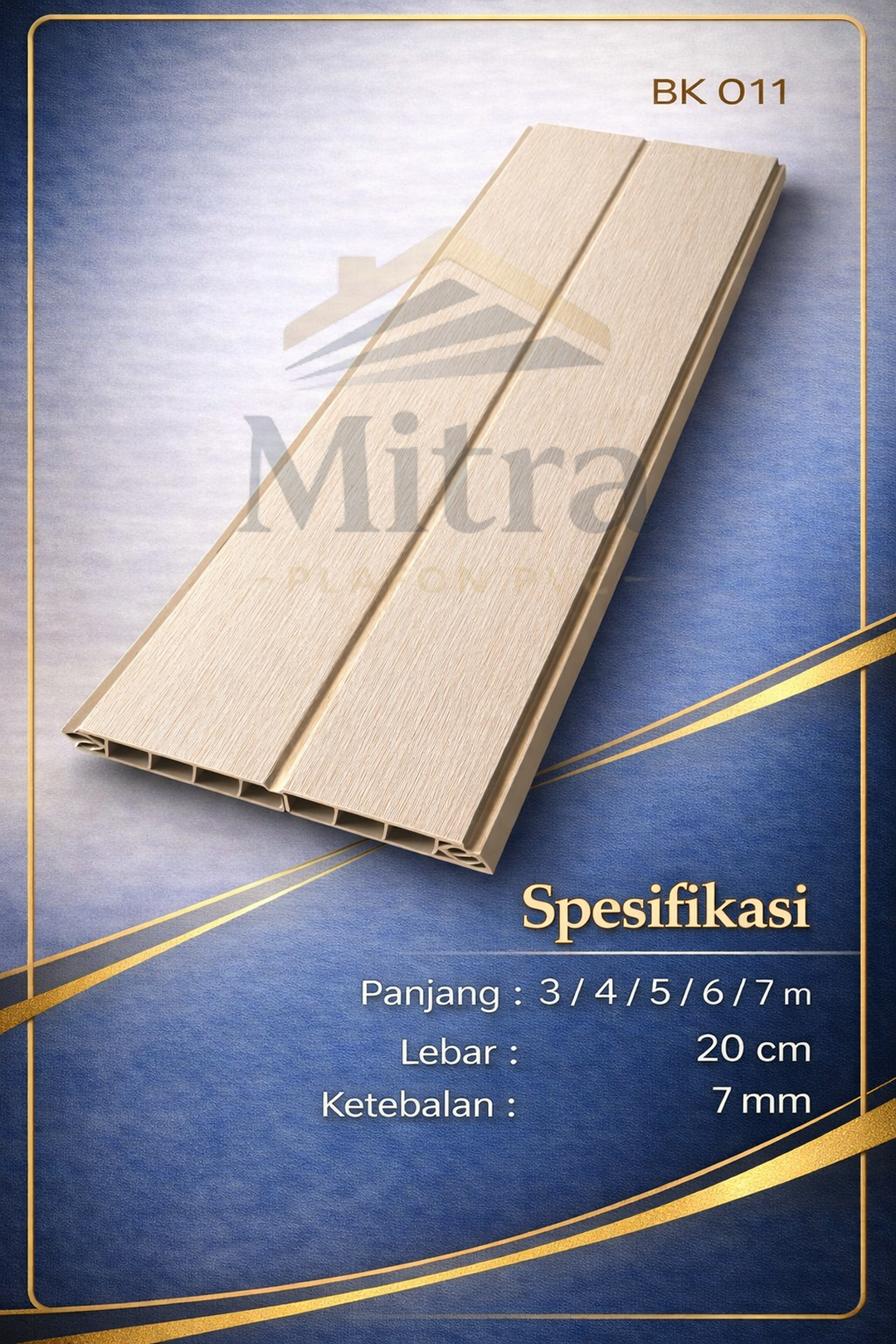 Batik Plafon PVC BK 011 - PLAFON PVC