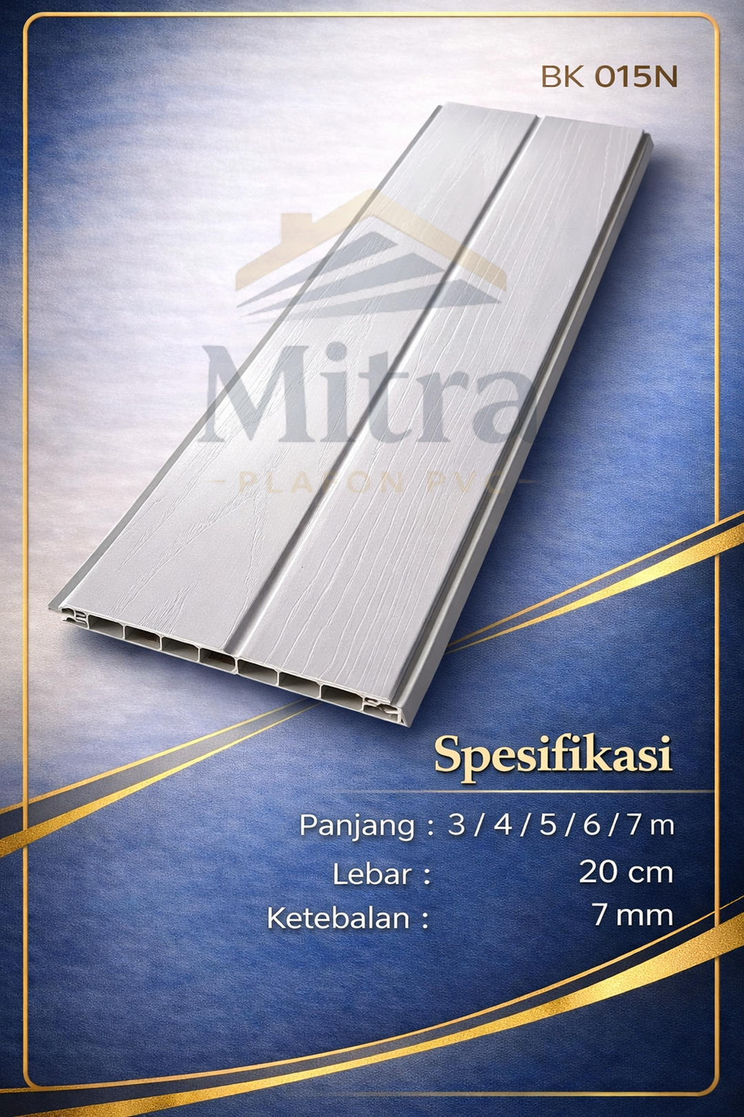 Batik Plafon PVC BK 015N - PLAFON PVC