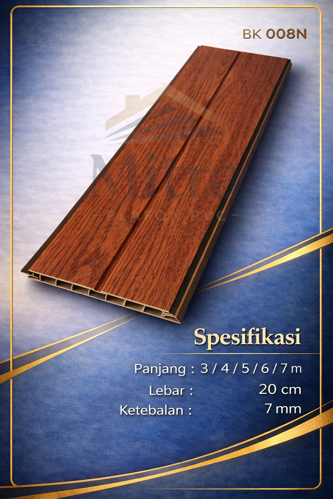 Batik Plafon PVC BK 008N - PLAFON PVC